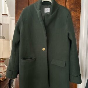 Dudley Stephens Vello Fleece Green Coat